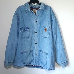 Vintage Carhartt Jacket Mens 2x Unisex Flannel Lined